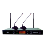 Microfone Sem Fio Gooseneck UHF Com 2 Microfones CSR-820B