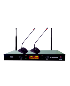 Microfone Sem Fio Gooseneck UHF Com 2 Microfones CSR-820B