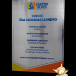 Placa de Inauguração em aço